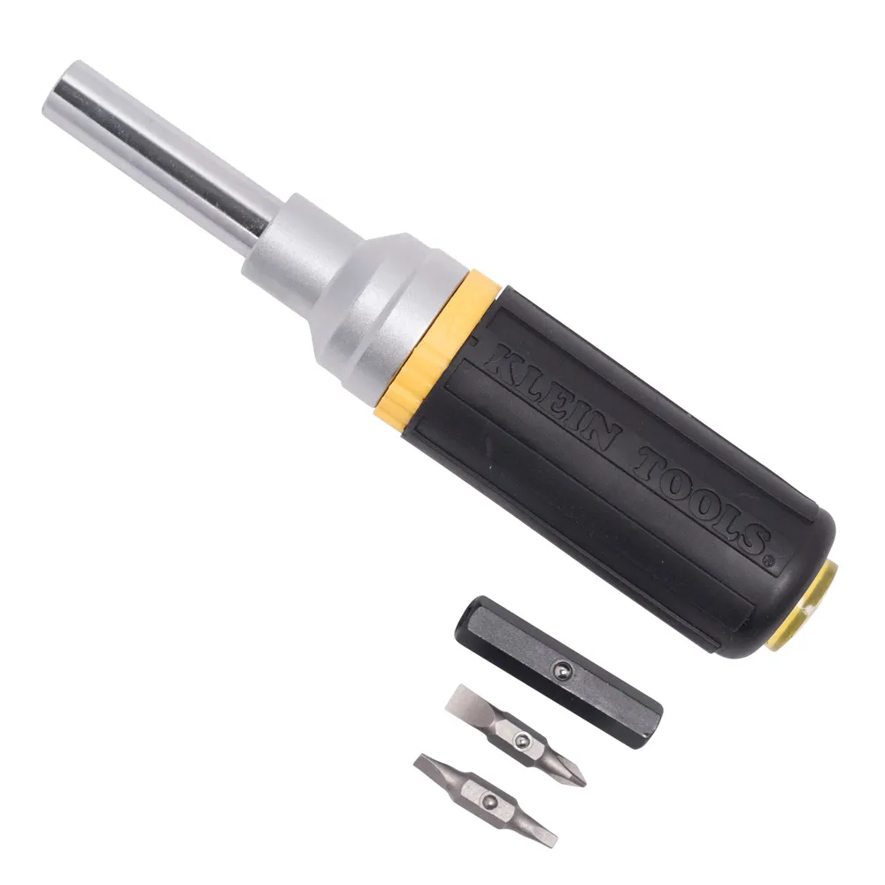 Desarmador de caja/desarmador multipunta, 6 en 1, con matraca